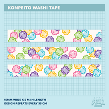 Load image into Gallery viewer, Konpeito Washi Tape
